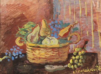 Composition à la corbeille de fruits