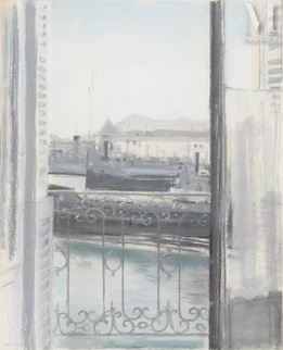Vue sur le port de Toulon