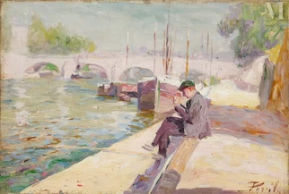Le pêcheur au bord de la Seine