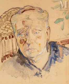 Portrait de Mme Berthe Fanny Sayous née Dollfus, grand-mère de Raymond Lefebvre