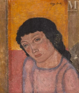 Eugène ZAK (Mogilno 1884- Paris 1926) — Tête de jeune fille