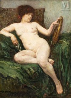 Nu au miroir