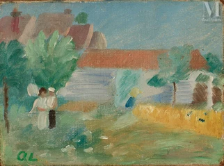 Couple dans un paysage