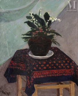 Le muguet sur la table