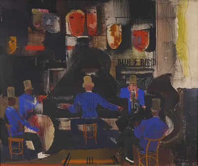 Vilmos Aba Novák — Blue's band
