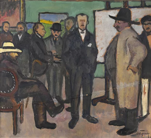 L'exposition de peinture 